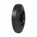 Gumové pojezdové kolo, průměr 160 mm, valivé ložisko, černé, skladem
