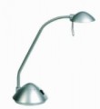 Halogenová kancelářská stolní lampa Dalco 953, 20 W, stříbrná, 