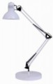 Kancelářská stolní lampa Poppins black se svorkou i podstavcem, bílá, 