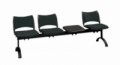 Lavice Smart 3-sedák + stolek, černá, 