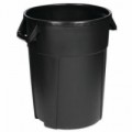 Plastový odpadkový koš PL Pure, objem 85 l, černá, skladem