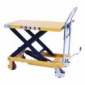 Mobilní hydraulický zvedací stůl Manu, do 300 kg, deska 81,5 x 50 cm, skladem