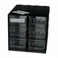 Modulový organizér, 6 zásuvek, 22,8 x 22,5 x 26,3 cm, varianta K, 