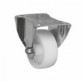 Nylonové transportní kolo s přírubou, průměr 125 mm, pevné, kluzné ložisko, skladem