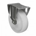 Nylonové transportní kolo s přírubou, průměr 200 mm, pevné, kuličkové ložisko, skladem