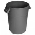 Plastový odpadkový koš PL Pure, objem 85 l, šedá, skladem