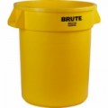 Plastový kontejner Rubbermaid Brute, objem 76 l, žlutý, 