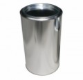 Plechovka, 5 l, stříbrná, 