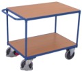 Policový vozík s madlem, do 400 kg, 2 police, 88 x 50 x 104 cm, skladem