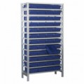 Regál s 48 zásuvnými boxy, hloubka 50 cm, skladem