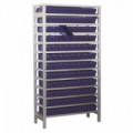 Regál s 96 zásuvnými boxy, hloubka 40 cm, skladem