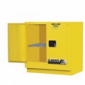 Skříň na hořlaviny Justrite Sure-Grip® EX, 889 x 889 x 559 mm, mechanické uzavírání, 