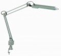 Stolní kancelářska lampa, G23, 11W, stříbrná, skladem