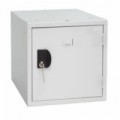 Šatní box 38 x 38 x 38 cm, šedá/šedá, 