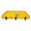 Záchytná nádrž Justrite RIGID-LOCK QUICKBERM®, žlutá, 451 l, 