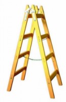 Dřevěné štafle, 2 x 4 příčky, 