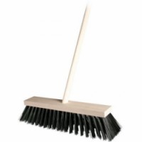 Dřevěný smeták s tyčí, 40 cm, skladem