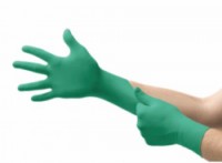 Jednorázové nitrilové rukavice Ansell Touch N’Tuff 92-500, zelené, vel. S, 