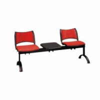 Lavice Smart 2-sedák + stolek, červená, 