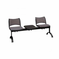 Lavice Smart 2-sedák + stolek, šedá, 