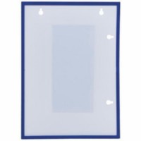Informační rámeček A4, magnetický, modrý, 