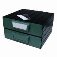 Modulový organizér, 2 zásuvky, 22,8 x 39,3 x 39 cm, skladem