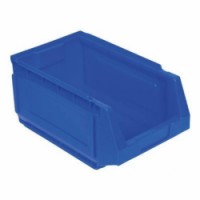 Plastový box stohovatelný, 12 l, modrá, skladem