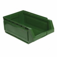 Plastový box stohovatelný, 28 l, zelená, skladem