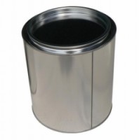 Plechovka, 3 l, stříbrná, 