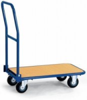 Plošinový vozík se sklopným madlem, do 300 kg, 