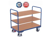 Policový vozík, 3 police, 99 x 91 x 50 cm, do 250 kg, 