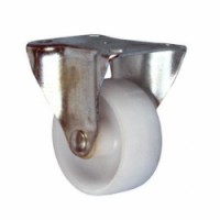 Polypropylenové transportní kolo s přírubou, pevné, průměr 65 mm, skladem