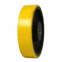 Polyuretanové pojezdové kolo, průměr 200 mm, valivé ložisko, 1000 kg, hřídel 20 mm, skladem