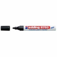 Průmyslový lakový popisovač Edding 8750, černá, bal. 10 ks, skladem