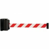 Zahrazovací pás na zeď ,2 m, červenobílý, skladem
