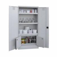 Skříň na chemikálie s bezpečnostním boxem, 1950 x 950 x 500 mm, 30 minut, 