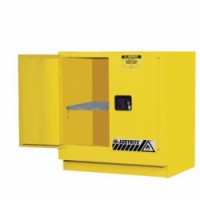 Skříň na hořlaviny Justrite Sure-Grip® EX, 889 x 889 x 559 mm, mechanické uzavírání, 