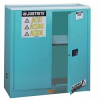 Skříň na nebezpečné látky Justrite Sure-Grip® EX, 1118 x 1092 x 457 mm, automatické uzavírání, 