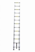 Teleskopický hliníkový žebřík jednodílný, 13 příček, skladem
