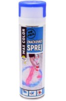Dočasný značkovací sprej Max color, modrá, bal. 6 ks, 