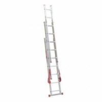 Víceúčelový trojdílný žebřík HOBBY, 3 x 7 příček, 
