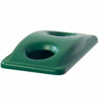 Víko na odpadkové koše Rubbermaid Slim Jim, 60 a 87 l, zelené, skladem
