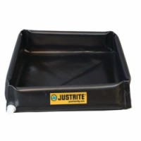 Záchytná nádrž Justrite MINI-BERM, černá, 114 l, 