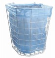 Hygienický drátěný odpadkový koš Merida Octagon, objem 22 l, 