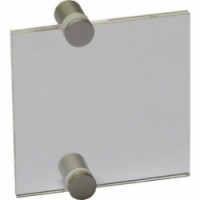 Informační dveřní tabulka Crystal Sign, 105 x 105 mm, 