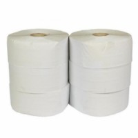 Toaletní papír Jumbo 2vrstvý, 24 cm, 175 m, 75% bílá, 6 rolí, skladem