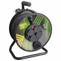 Gumový prodlužovací kabel na bubnu, 4 zásuvky, 50 m, skladem