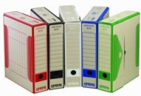 Archivní box, 330 x 75 x 260, bílá, 25 ks, 