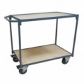 Policový vozík PL s madlem, do 250 kg, 2 police, 82,7 x 101,5 x 51,3 cm, skladem