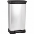 Plastový odpadkový koš Decobin, objem 50 l, skladem